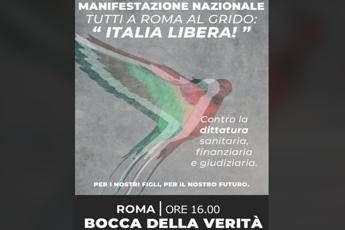 Covid, sabato Roma come Berlino: in piazza da 'no-mask' a 'no-vax' Covid, sabato Roma come Berlino: in piazza da 'no-mask' a 'no-vax'