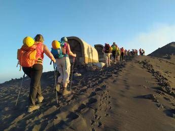 Guide Alpine siciliane, sullo Stromboli con attività escursionistica controllata Guide Alpine siciliane, sullo Stromboli con attività escursionistica controllata
