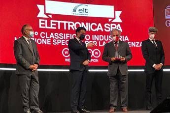 Elettronica insignita del premio di 'Welfare Champion 2020' nella categoria industria Elettronica insignita del premio di 'Welfare Champion 2020' nella categoria industria