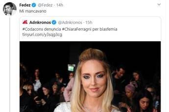 Codacons denuncia Ferragni, Fedez: Mi mancavano Codacons denuncia Ferragni, Fedez: Mi mancavano