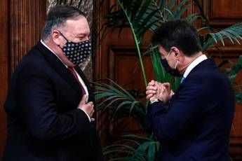 Mike Pompeo a Roma, incontro con premier Conte Mike Pompeo a Roma, incontro con premier Conte