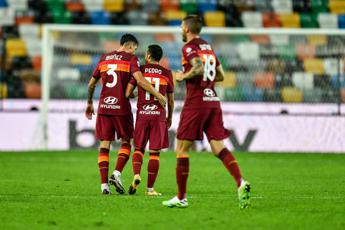 Udinese-Roma 0-1, decide un gol di Pedro