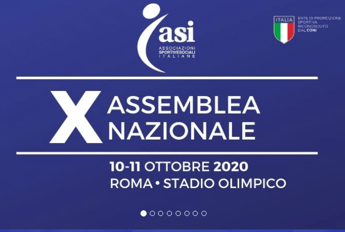 Sabato 10 ottobre stadio Olimpico di Roma, la X Assemblea Nazionale Asi