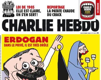 Erdogan contro Charlie Hebdo: Odio per Islam cresce