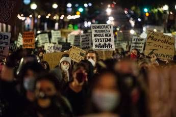Elezioni Usa, proteste in diverse città Elezioni Usa, proteste in diverse città