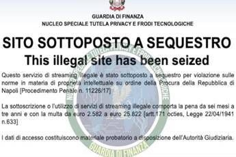 Streaming illegale, scatta maxi blitz: oscurati siti e canali Telegram Streaming illegale, scatta maxi blitz: oscurati siti e canali Telegram