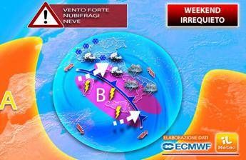 Nubifragi, vento e neve: come sarà il weekend 28-29 novembre