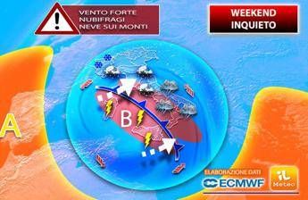 Weekend 28-29 novembre, mezza Italia sotto la pioggia