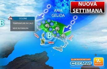 Dal 1 dicembre freddo e pioggia sull'Italia