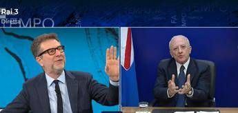De Luca: Ministri? 3 o 4 di valore, il resto arte povera. La reazione di Fazio De Luca: Ministri? 3 o 4 di valore, il resto arte povera. La reazione di Fazio
