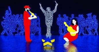 Agli Uffizi un presepe pop, i personaggi sono le star della musica italiana Agli Uffizi un presepe pop, i personaggi sono le star della musica italiana