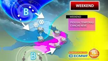 Weekend 19-20 dicembre con piogge e qualche nevicata, ecco dove