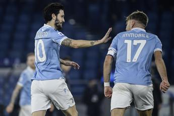 Lazio super con Immobile e Luis Alberto, Napoli k.o.