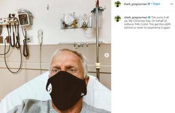 Norman positivo a covid, leggenda del golf in ospedale Norman positivo a covid, leggenda del golf in ospedale
