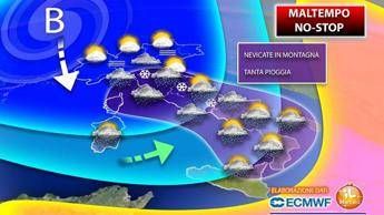 Maltempo a Capodanno con neve in pianura: ecco dove Maltempo a Capodanno con neve in pianura: ecco dove