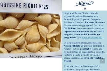 La Molisana, bufera per Abissine dal sapore littorio La Molisana, bufera per Abissine dal sapore littorio