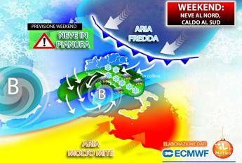Pioggia fino a weekend 9-10 gennaio e poi tregua, ecco dove Pioggia fino a weekend 9-10 gennaio e poi tregua, ecco dove