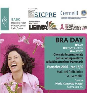Un seno 'nuovo' dopo il tumore, il 19 ottobre si celebra il BraDay Un seno 'nuovo' dopo il tumore, il 19 ottobre si celebra il BraDay