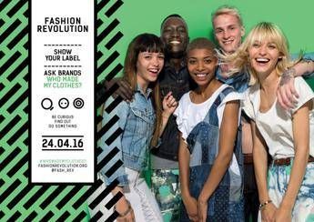 Torna la Fashion revolution week per una moda etica Torna la Fashion revolution week per una moda etica
