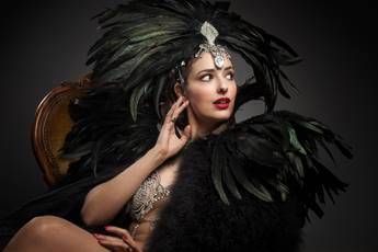 Al Summer Jamboree le star del burlesque Eve La Plume e Grace Hall Al Summer Jamboree le star del burlesque Eve La Plume e Grace Hall