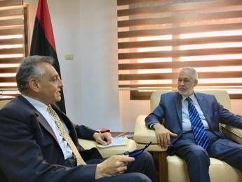 Italian envoy meets Libya's UN-backed foreign minister Italian envoy meets Libya's UN-backed foreign minister