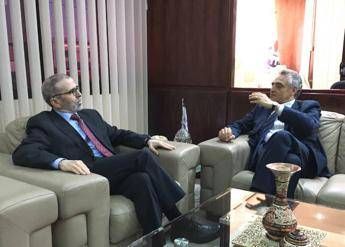Italy's envoy to Libya in 'friendly' talks with state oil firm NOC chief Italy's envoy to Libya in 'friendly' talks with state oil firm NOC chief