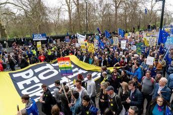 Brexit, in piazza per dire 'no' Brexit, in piazza per dire 'no'
