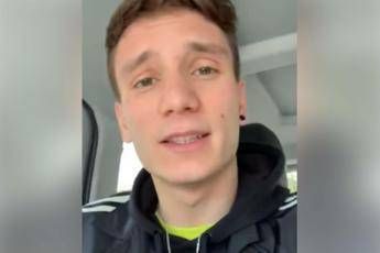 Finalmente torno a casa, la gioia di Manuel Finalmente torno a casa, la gioia di Manuel