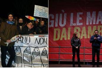 Bibbiano, stoccate tra Salvini e Santori Bibbiano, stoccate tra Salvini e Santori