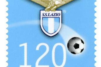 Lazio, un francobollo per celebrare il 120° anniversario Lazio, un francobollo per celebrare il 120° anniversario