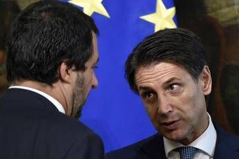 Salvini contro Conte Salvini contro Conte