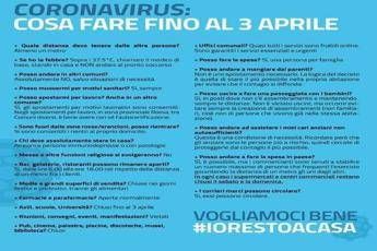 Coronavirus, cosa fare fino al 3 aprile Coronavirus, cosa fare fino al 3 aprile