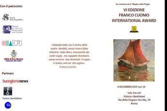 Premio Franco Cuomo international 2019, tra vincitori Dacia Maraini e Giuseppe Marra Premio Franco Cuomo international 2019, tra vincitori Dacia Maraini e Giuseppe Marra