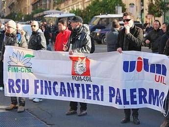 Palermo, Rsu Fincantieri occupano sede assessorato: risposte su mega bacino Palermo, Rsu Fincantieri occupano sede assessorato: risposte su mega bacino