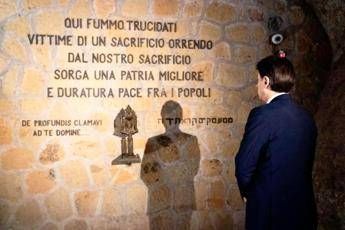 25 aprile, Conte alle Fosse Ardeatine: Per non dimenticare 25 aprile, Conte alle Fosse Ardeatine: Per non dimenticare