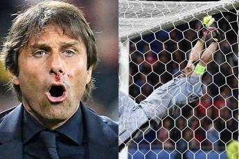 Da Conte a Buffon, la 'pericolosa' esultanza degli azzurri. E Ilaria D'Amico sfotte Gigi in tv /Video Da Conte a Buffon, la 'pericolosa' esultanza degli azzurri. E Ilaria D'Amico sfotte Gigi in tv /Video