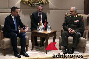 Libia, Di Maio a Tripoli: Soluzione non è quella militare Libia, Di Maio a Tripoli: Soluzione non è quella militare