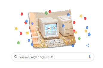 Google festeggia i suoi 21 anni con un doodle vintage