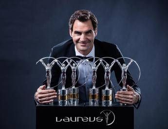 Laureus F1 charity night, Federer e Del Piero in campo Laureus F1 charity night, Federer e Del Piero in campo