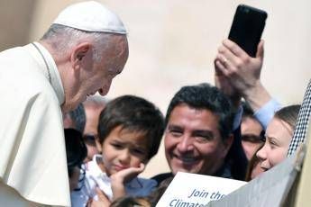 Greta incontra il Papa Greta incontra il Papa