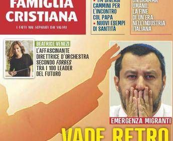 Vade retro Salvini, l'affondo di Famiglia Cristiana Vade retro Salvini, l'affondo di Famiglia Cristiana