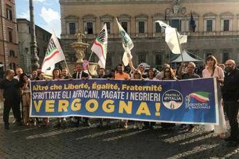 FdI alla Francia: Altro che liberté, pagate i negrieri FdI alla Francia: Altro che liberté, pagate i negrieri