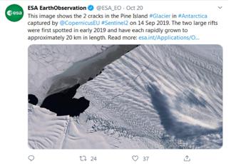 Si allargano le crepe nel ghiacciaio dell'Antartide, rischio iceberg gigante
