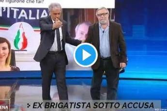 L'ex br Etro: Meglio mani sporche di sangue. E Giletti lo caccia L'ex br Etro: Meglio mani sporche di sangue. E Giletti lo caccia
