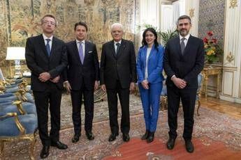 Governo, Azzolina e Manfredi hanno giurato al Quirinale Governo, Azzolina e Manfredi hanno giurato al Quirinale