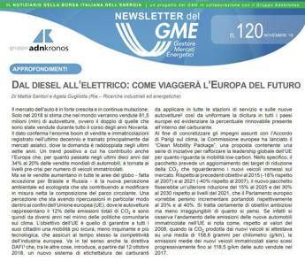 Energia, è online il nuovo numero della newsletter Gme Energia, è online il nuovo numero della newsletter Gme