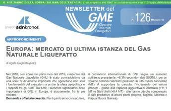 Energia, online nuovo numero newsletter Gme Energia, online nuovo numero newsletter Gme