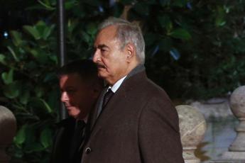 Libia, incontro Conte-Haftar a Palazzo Chigi