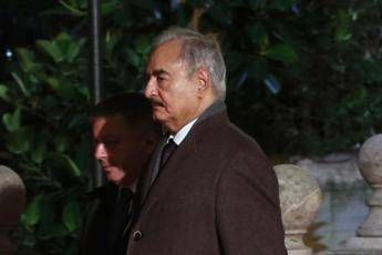 Libia, incontro Conte-Haftar a Palazzo Chigi Libia, incontro Conte-Haftar a Palazzo Chigi