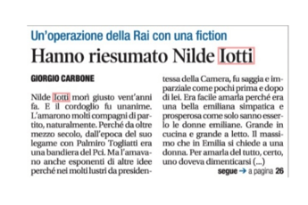 Nilde Iotti, Libero nella bufera Nilde Iotti, Libero nella bufera